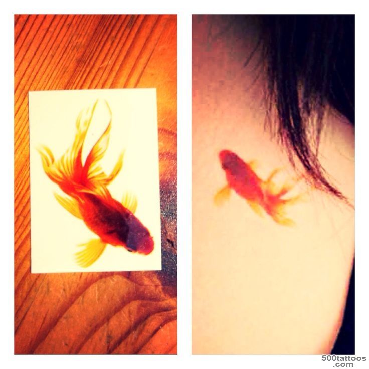 002 Goldfish tattoo  ~Tattoos amp Piercings~  Pinterest ..._22