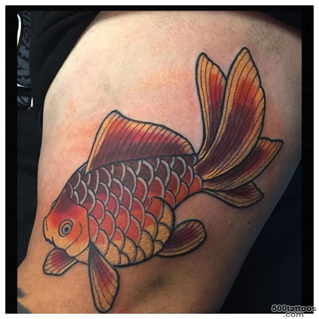 goldfish tattoo art on Instagram_34