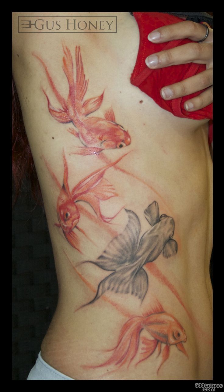 Goldfish tattoo by Gus Honey at LDF Tattoo  Marks On The Skin ..._24