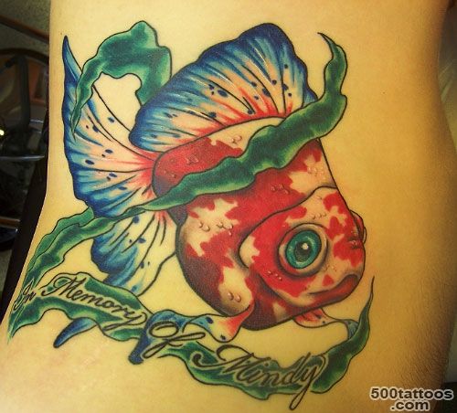 Goldfish Tattoo by Starr @ White Tiger Webster_25