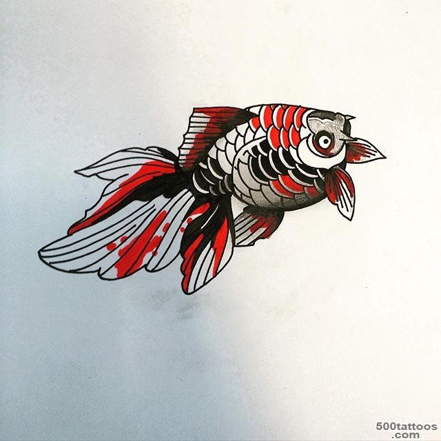goldfish tattoo on Instagram_21