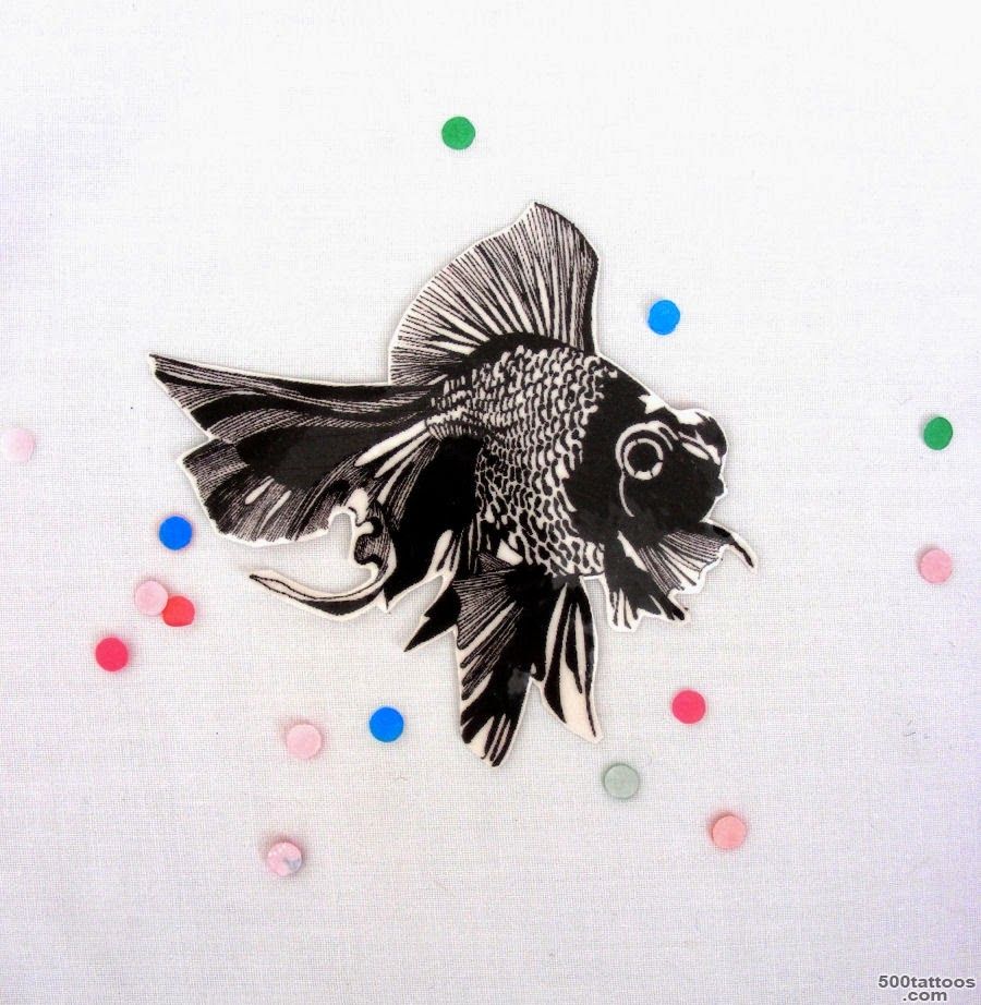 Pin Black Moor On Pinterest Goldfish Tattoo Fish Tattoos And on ..._19