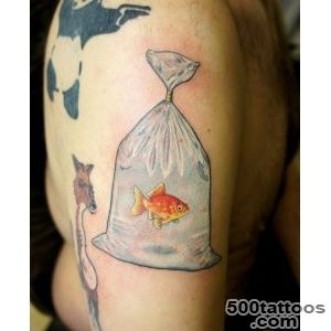 House of mojo tattoo parlour — goldfish in a bag Loved doing this!!!_43