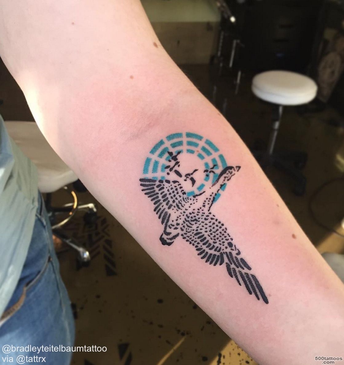 Bradley Teitelbaum  NYC Goose tattoo for Emma ..._20