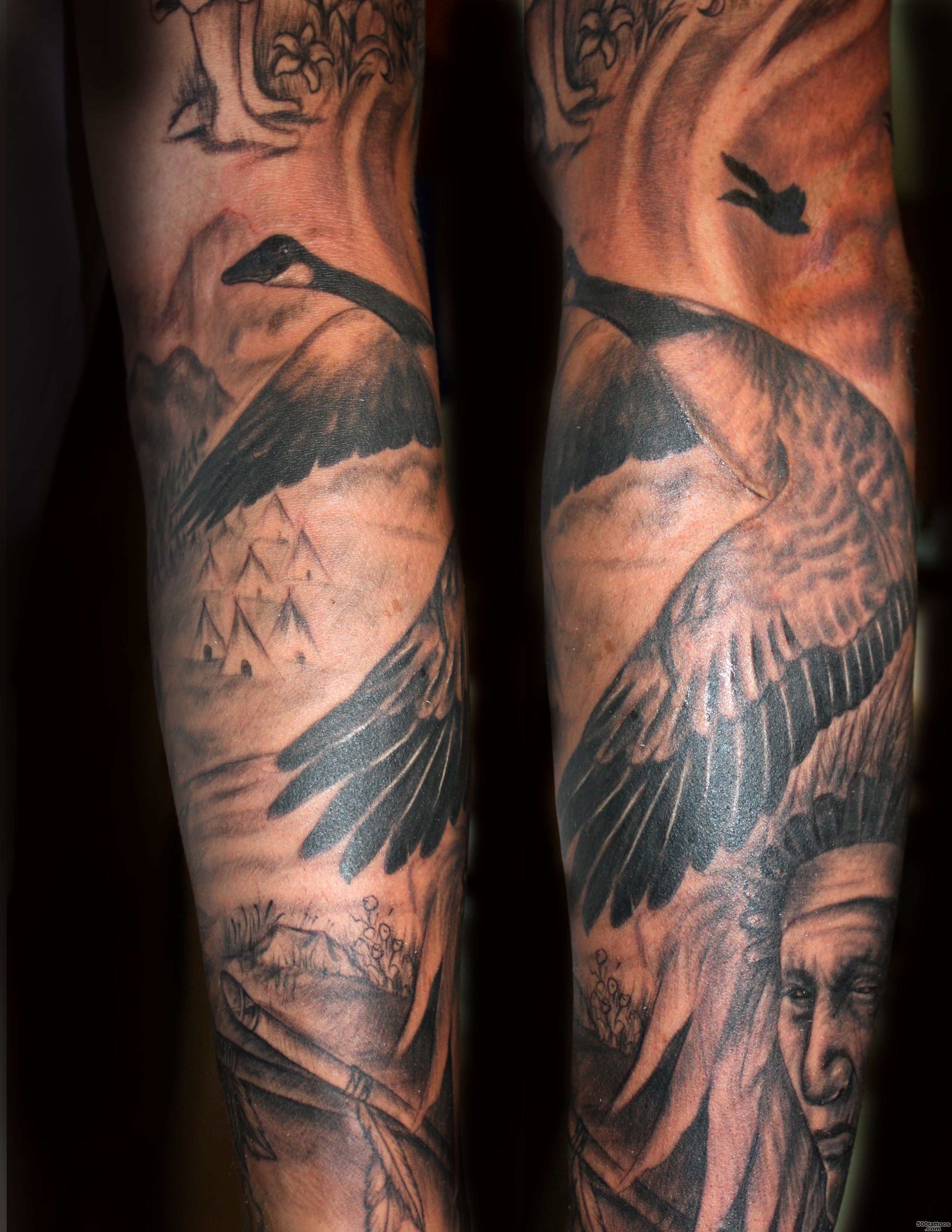 Geese Bird Tattoo Design  Tattoobite.com_13