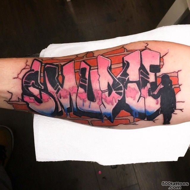 55 Funky Graffiti Tattoos_2