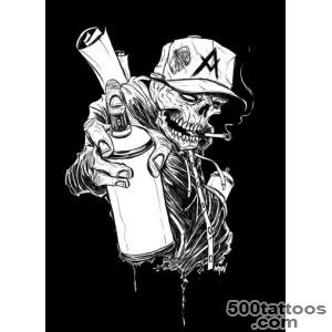 anarchy skull   cool tattoo idea  Ink Inspired  Pinterest _28