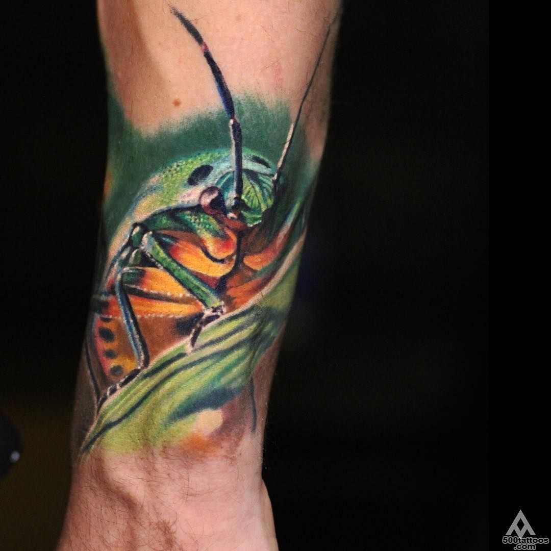 Close Up Grasshopper Tattoo  Best Tattoo Ideas Gallery_9