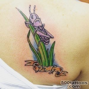 Trusted Ink Tattoo amp Piercing — Cute little grasshopper tattoo _8