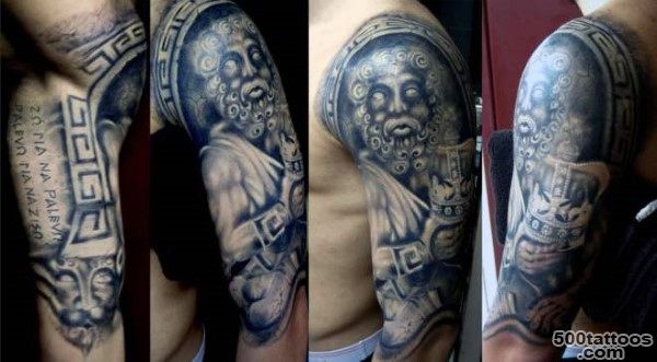 60 Greek Tattoos For Men   Mythology And Ancient Gods_30