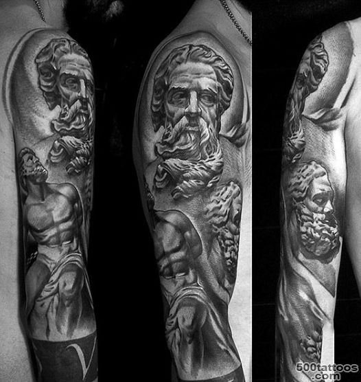80 Zeus Tattoo Designs For Men   A Thunderbolt Of Ideas_38