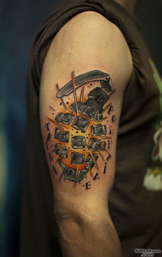 Exploding grenade arm tattoo   TattooMagz   Handpicked World#39s ..._21