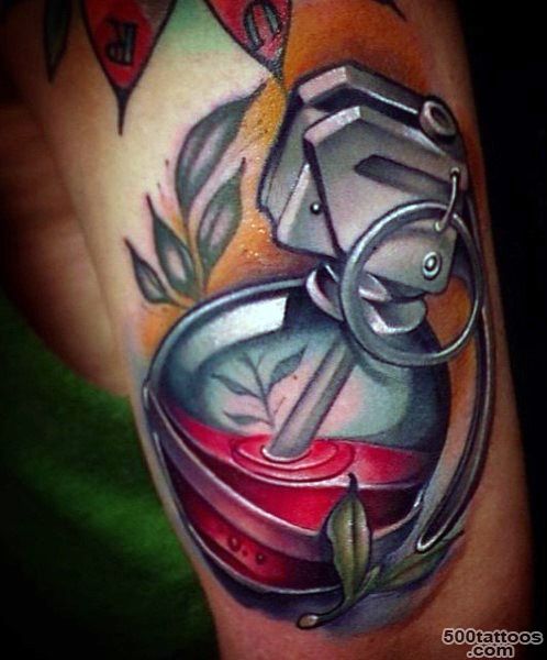 Top Mens Grenade Tattoos Images for Pinterest Tattoos_50