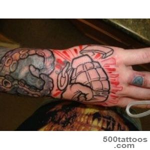 25 Grenade Tattoos   Meanings, Photos, Designs for men and women_33