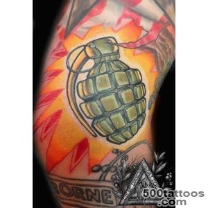 Grenade Tattoo by Jeff Davis Sr  Tattoos_5