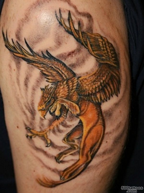 14 Gorgeous Griffin Tattoo Design Ideas_3