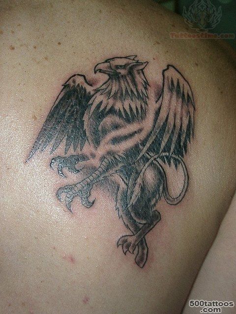 23+ Griffin Tattoos On Back_16