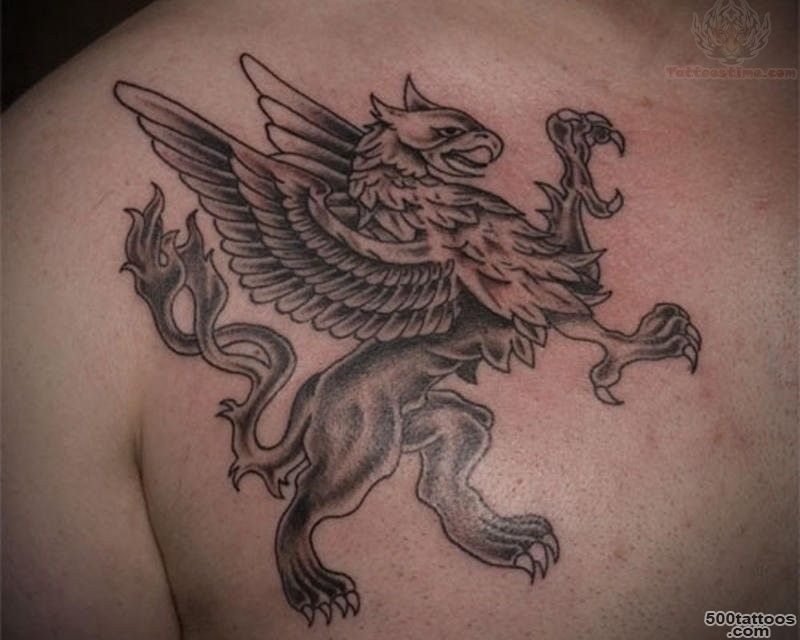 47+ Best Griffin Tattoos_4