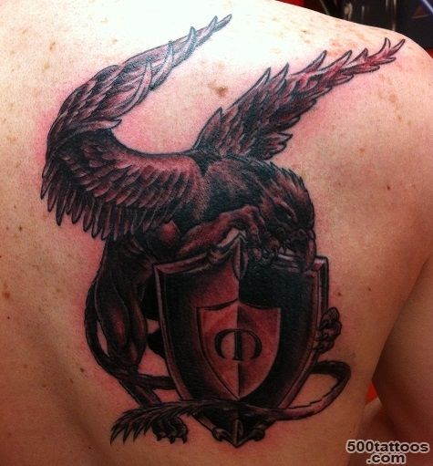 Pin Griffin With Shield Tattoo on Pinterest_42