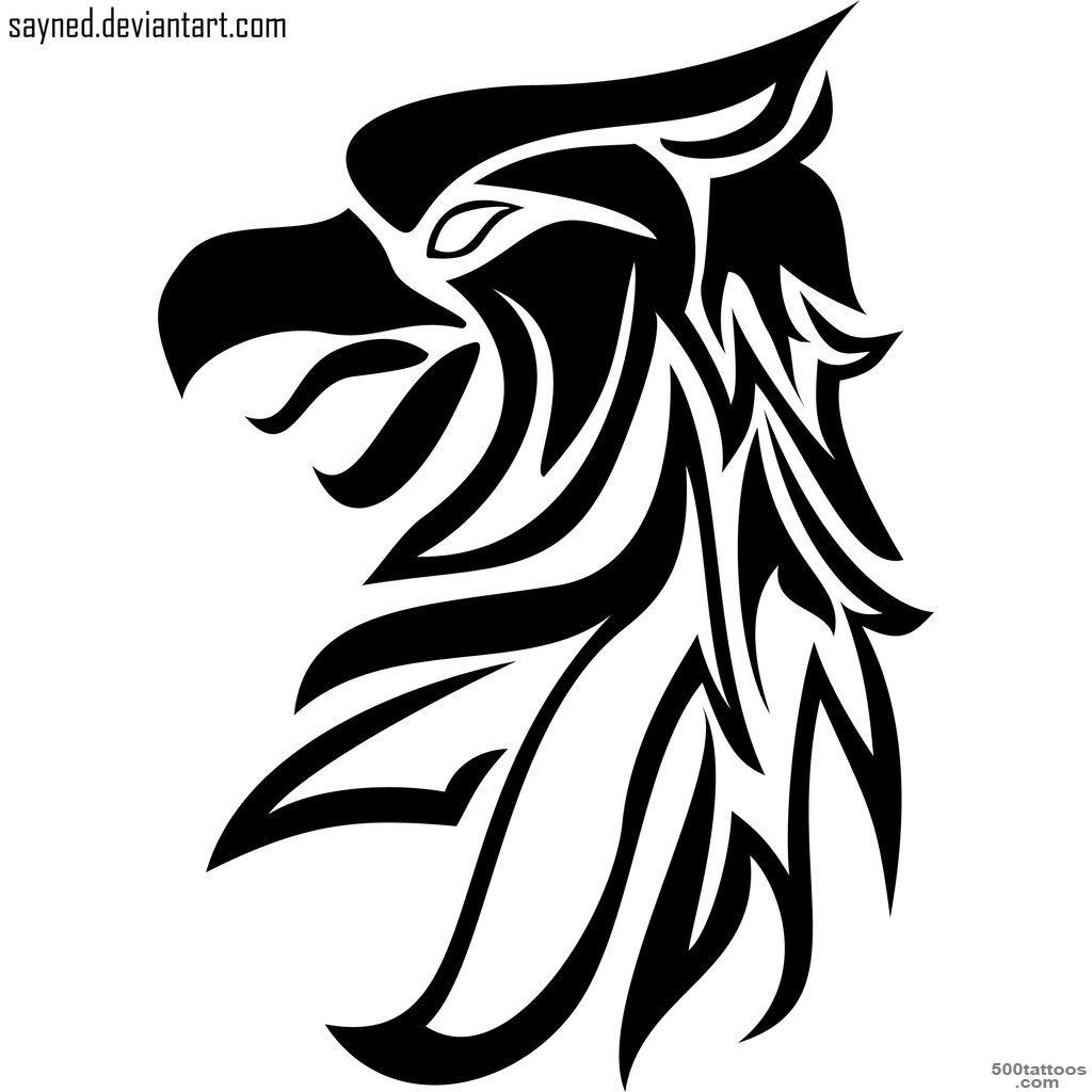 Tribal Tattoo Experiment. Griffin by Sayned on DeviantArt_47