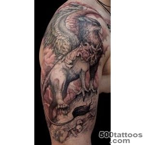 14 Gorgeous Griffin Tattoo Design Ideas_12