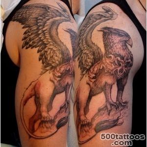 14 Gorgeous Griffin Tattoo Design Ideas_15