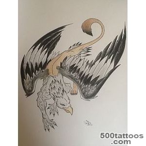 DeviantArt More Like Griffin tattoo commission by simisketches_26
