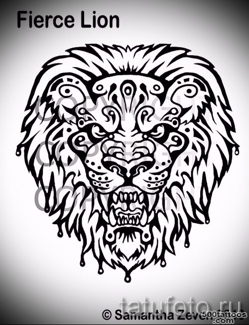 tattoo designs lion grin on his shoulder   images for tattoos from ..._7