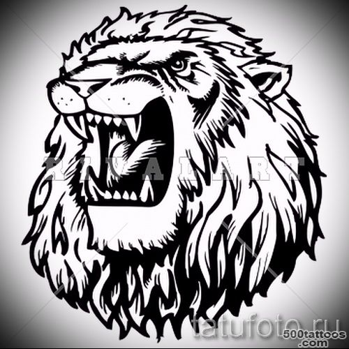 tattoo designs lion grin on his shoulder   images for tattoos from ..._14