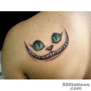 26 Staggering Cheshire Cat Tattoo Ideas_4