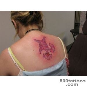 26 Staggering Cheshire Cat Tattoo Ideas_16