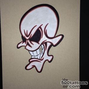 drawing skull prismacolor tattoo on Instagram_31