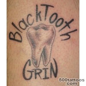 Looking for unique Tattoos Black tooth grin tattoo_40JPG