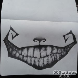 Pin Cheshire Grin Big Mouth Temporary Tattoo Transfer on Pinterest_6