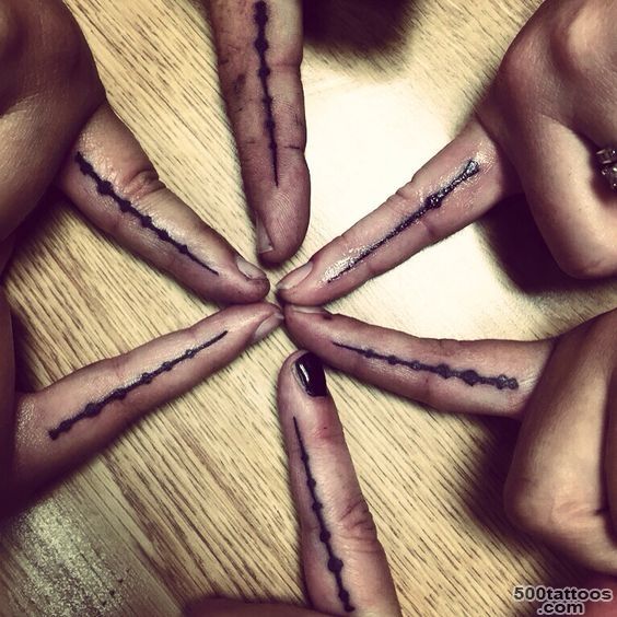 Elder wands and Harry potter wand tattoos. Great idea for a Harry ..._15