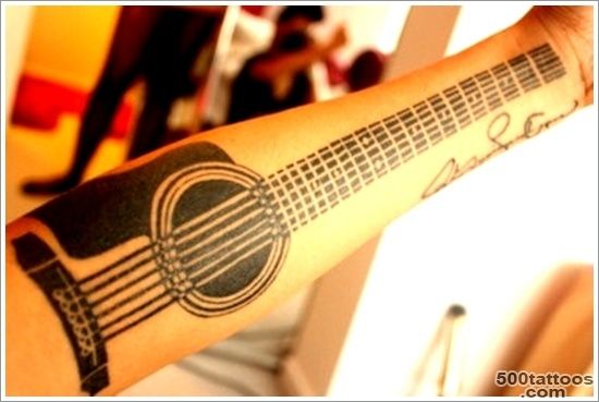 25 Creative Guitar Tattoo Designs_22