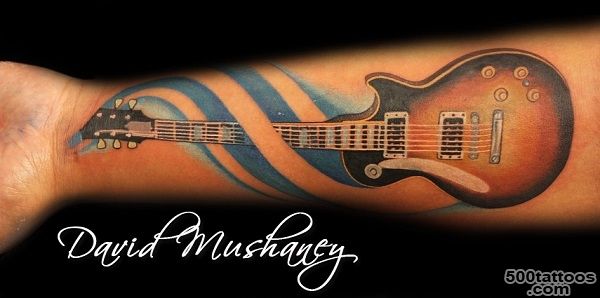 60 Inspirational Guitar Tattoos   nenuno creative_8