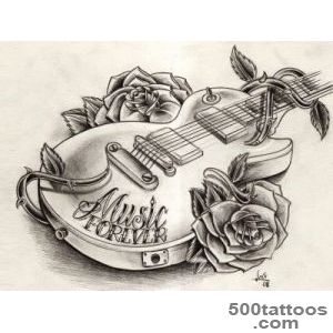 9 Cool Guitar Tattoos   Tattoo Design Ideas_47