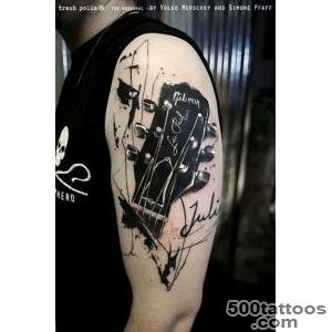 55 Guitar Tattoo Designs and Ideas for Men and Women_3