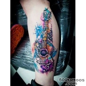 60 Inspirational Guitar Tattoos   nenuno creative_16