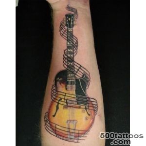 60 Inspirational Guitar Tattoos   nenuno creative_34