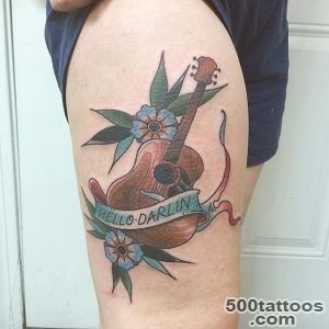 60 Inspirational Guitar Tattoos   nenuno creative_39