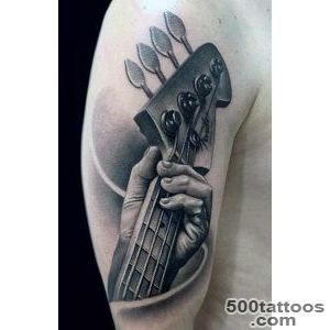 65 Guitar Tattoos For Men   Acoustic And Electric Designs_14