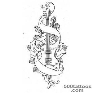 1000+ ideas about Guitar Tattoo on Pinterest  Tattoos, Music _1