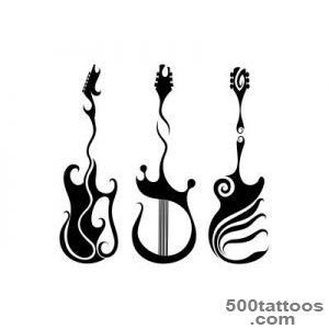 DeviantArt More Like Guitars Tattoos by NunoDias_40