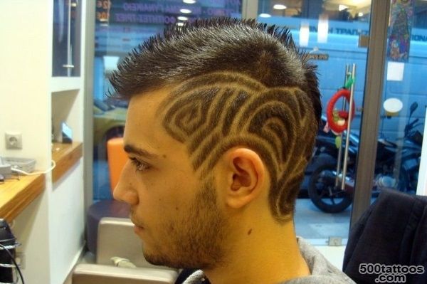 14 Unique and Funky Hair Tattoos_21