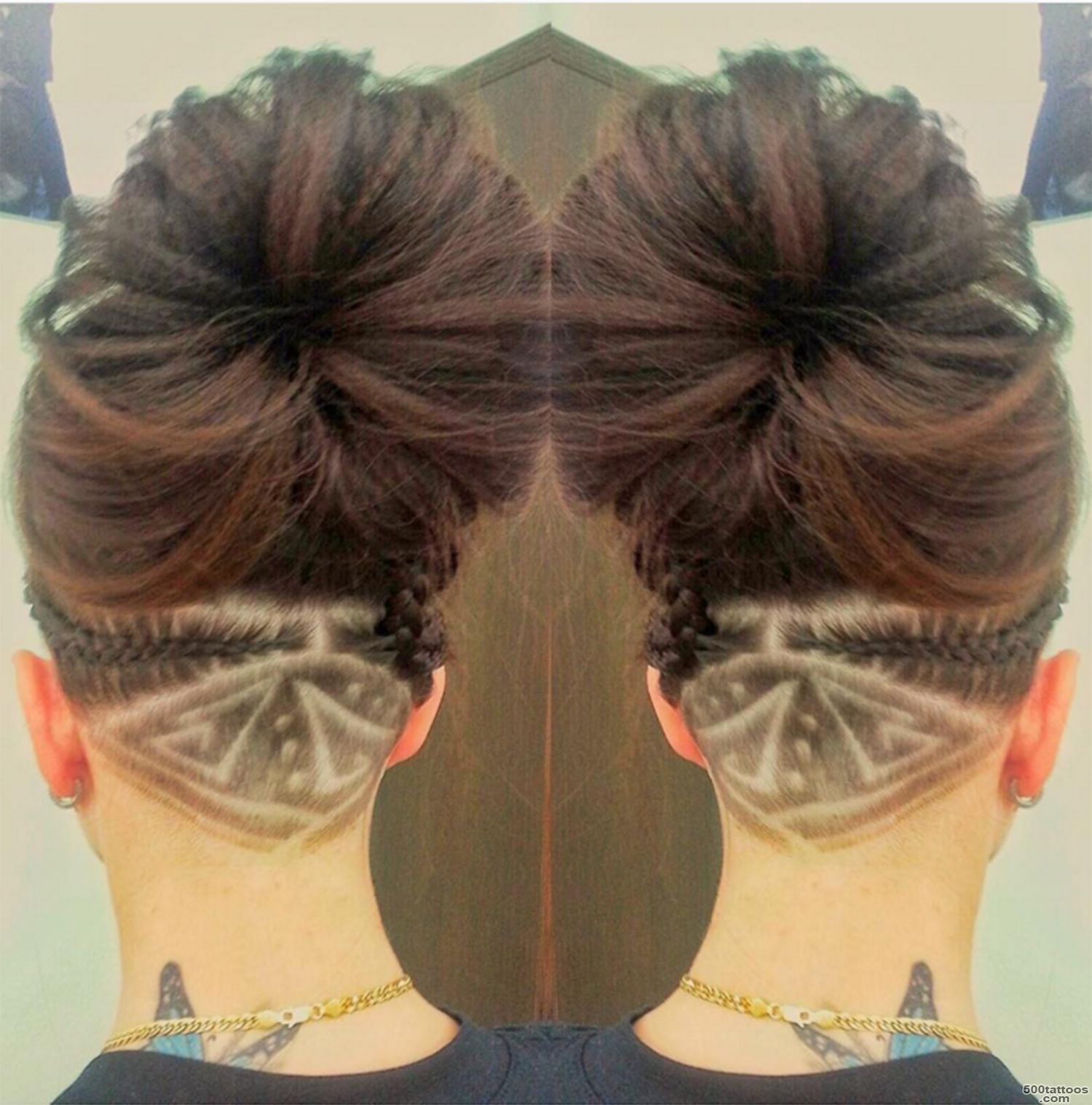 Now you see it How hidden hair #39tattoos#39 are the latest craze to ..._10