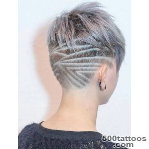 40 Undercut Hairstyles with Hair Tattoos for Women  Fashionisers_1