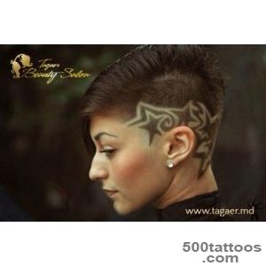 Creativity in the art of hairdressing Hair Tattoo in Tagaer _ 49 Online