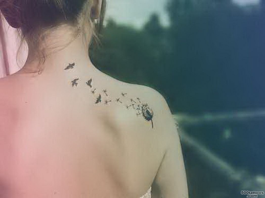 fly away beatiful bird flock tattoo for girls health and beauty ..._38